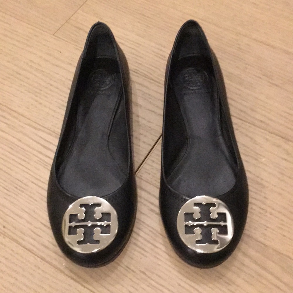 Black Tory Burch Flats
